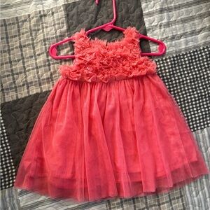 GAP Baby Pink/Coral Tulle Dress